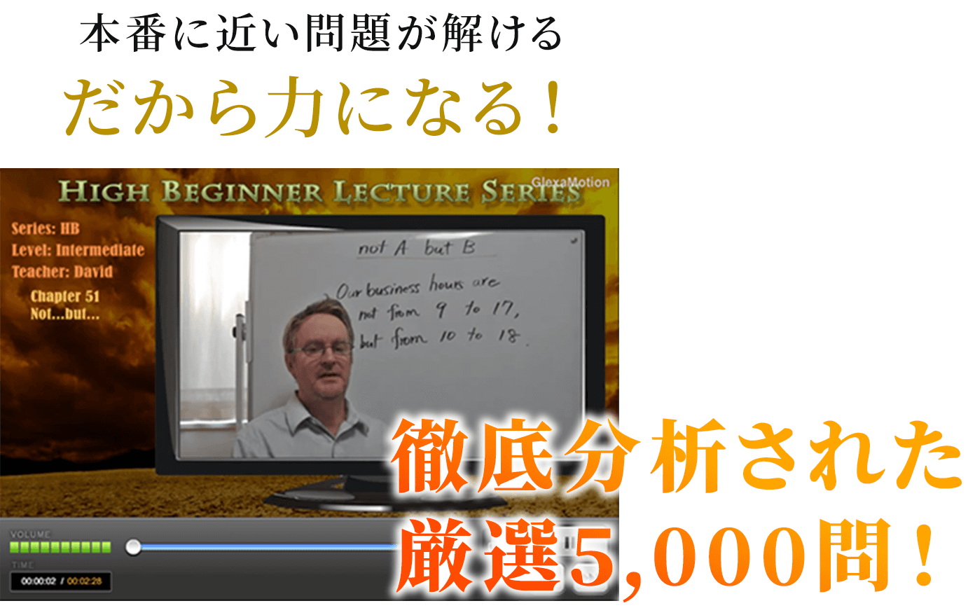 本番に近い問題が解けるだから力になる！徹底分析された厳選5,000問！